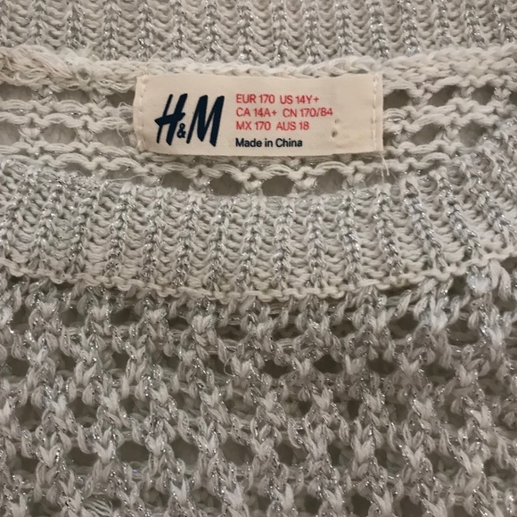 Silver fine-knit sweater - Picture 3 of 4